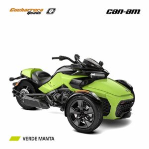 3wHEEL CanAm ONRoad Spyder F3 Verde del año 2022 by Cucharrera Quads