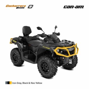 ATV Quad offroad CanAm OUTLANDER MAX XT P 1000 T Gris, Negro y Amarillo del año 2022 by Cucharrera Quads
