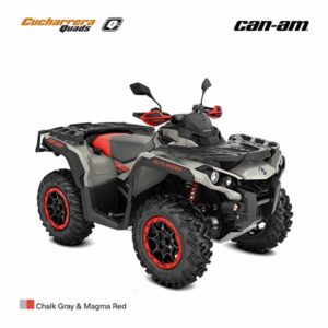 ATV Quad offroad CanAm OUTLANDER X XC 1000 T Gris y Rojo del año 2022 by Cucharrera Quads